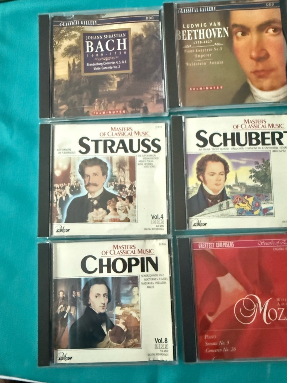 Masters of Classical Music: Chopin CD - White Cover Lot of six